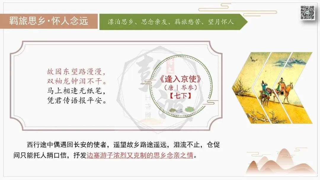 【中考古诗词复习-课件】02-情感分类-2羁旅思乡・怀人念远+对比阅读(3元)-第16张图片-四季读书网 【中考古诗词复习-课件】02-情感分类-2羁旅思乡・怀人念远+对比阅读(3元)-第16张图片-四季读书网