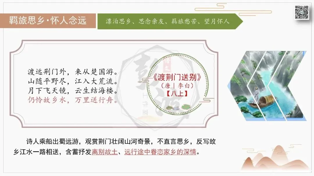 【中考古诗词复习-课件】02-情感分类-2羁旅思乡・怀人念远+对比阅读(3元)-第17张图片-四季读书网 【中考古诗词复习-课件】02-情感分类-2羁旅思乡・怀人念远+对比阅读(3元)-第17张图片-四季读书网