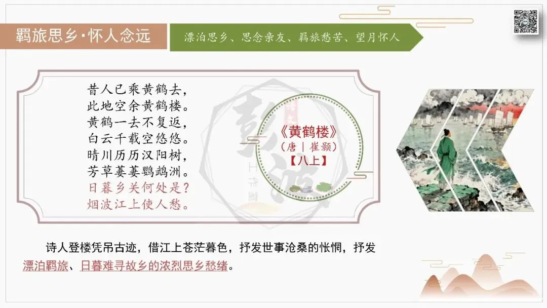 【中考古诗词复习-课件】02-情感分类-2羁旅思乡・怀人念远+对比阅读(3元)-第18张图片-四季读书网 【中考古诗词复习-课件】02-情感分类-2羁旅思乡・怀人念远+对比阅读(3元)-第18张图片-四季读书网