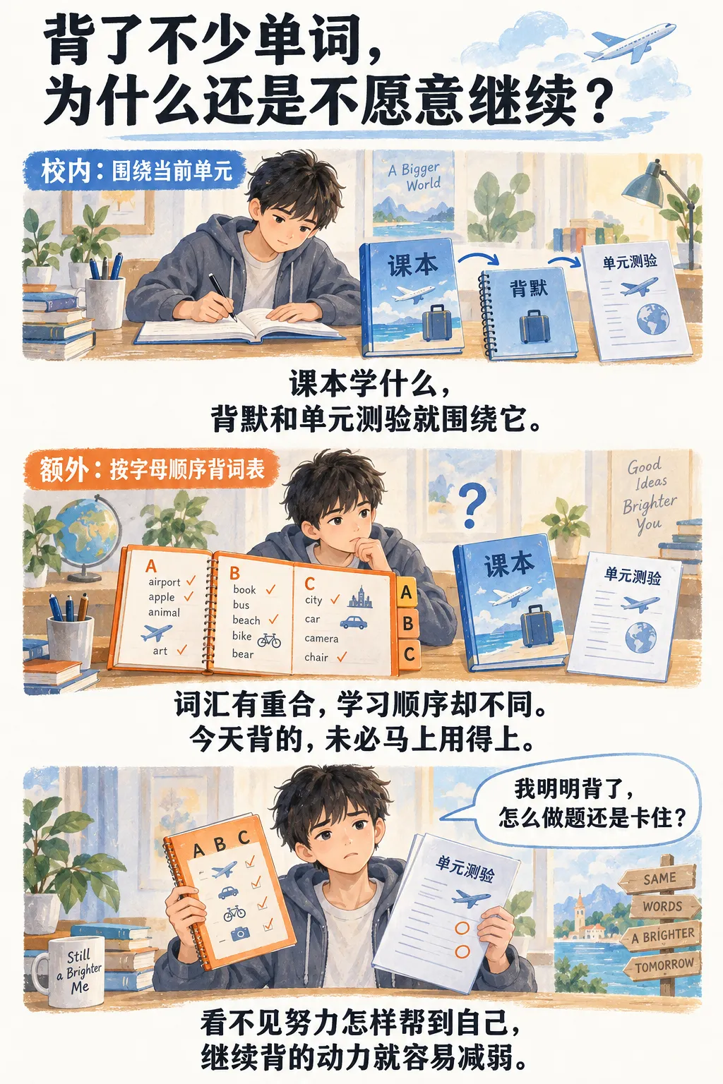 “中考单词背了几轮,阅读还是丢分”,接下来该继续背单词吗?-第5张图片-四季读书网
