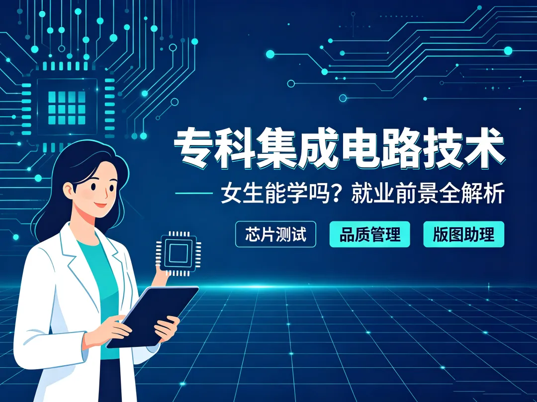 高考早知道丨适合女生的专科专业:集成电路技术-第3张图片-四季读书网