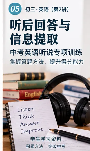 初三英语|听后转述:不会记整句,也能把故事讲完整-第1张图片-四季读书网