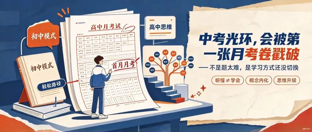 高一第一次月考会撕碎多少中考优等生的滤镜?中秋别等崩盘才后悔-第2张图片-四季读书网