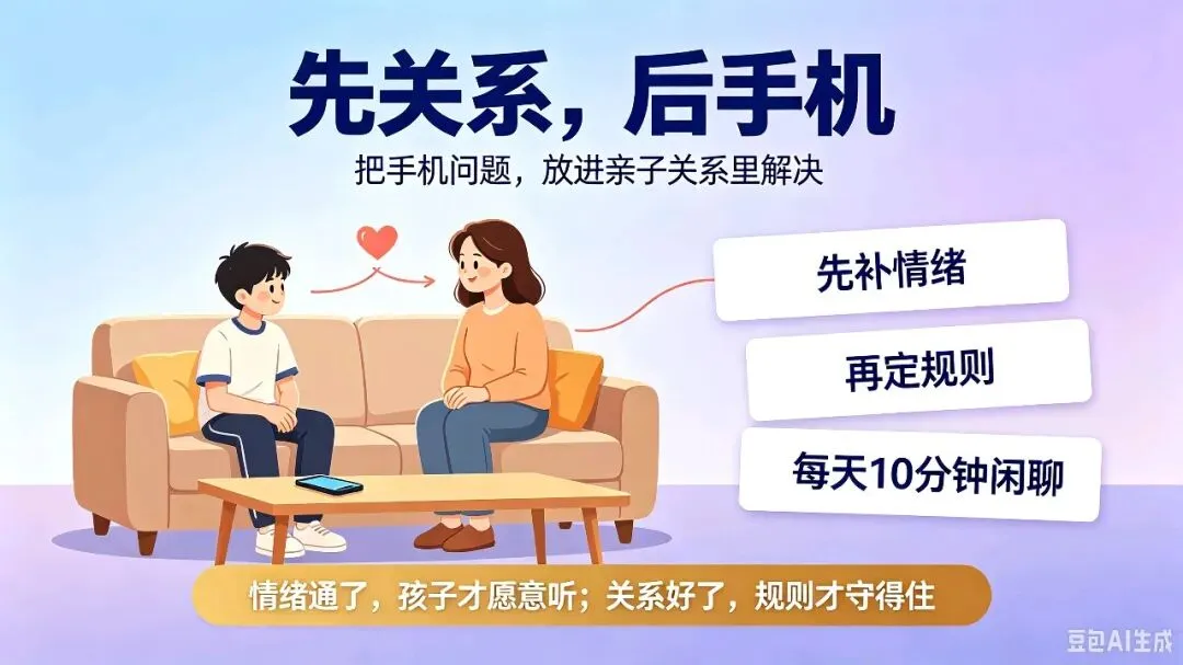 初二孩子住校回家只玩手机、不说话?不是孩子堕落,是家长一直搞错了真相-第3张图片-四季读书网