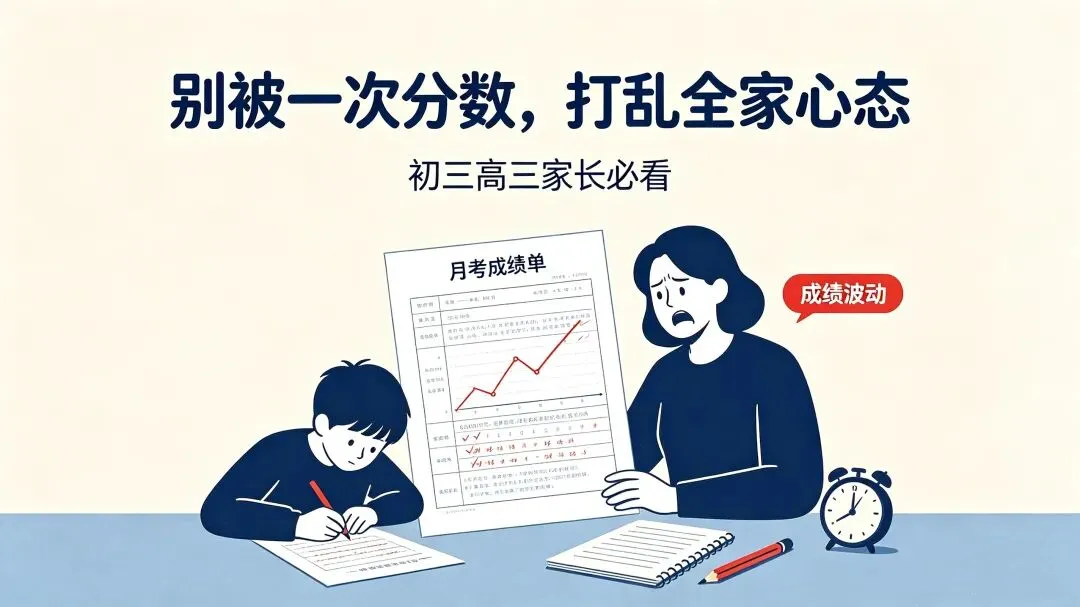 初三高三家长必看!别被一次考试分数,打乱全家心态!-第1张图片-四季读书网