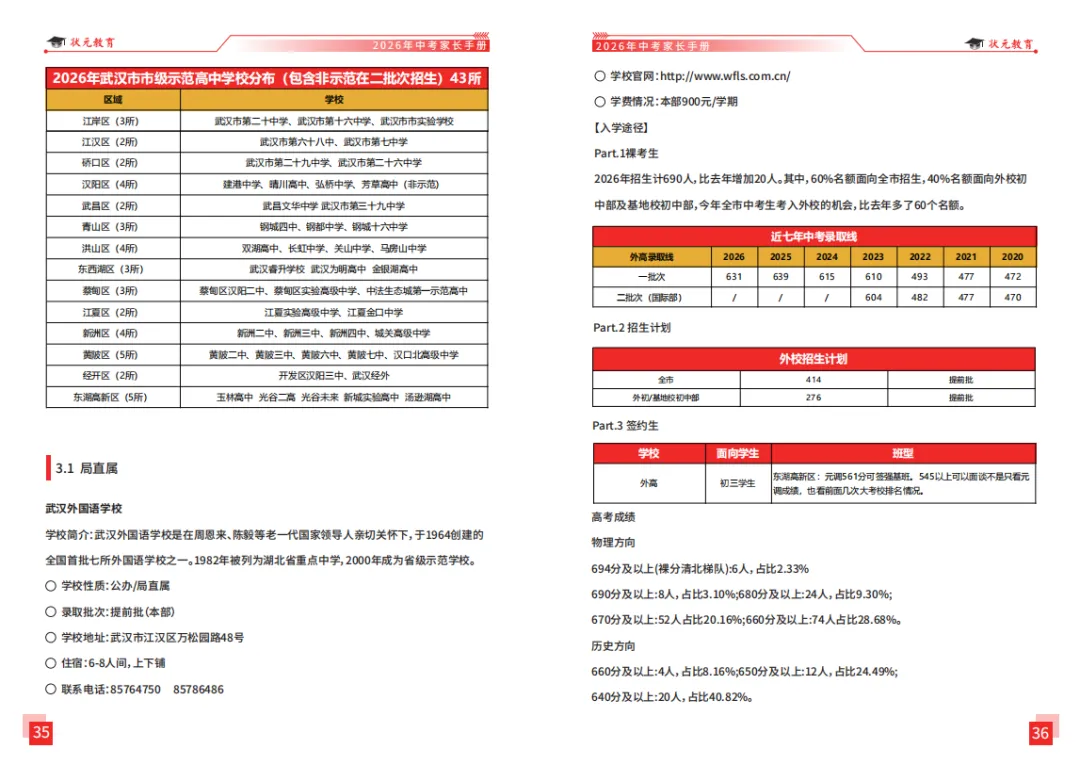 重磅福利!《2026武汉中考家长手册》纸质版免费领,中考家长必备!-第8张图片-四季读书网