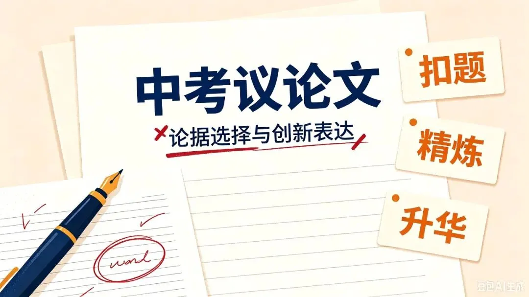 中考议论文满分进阶:论据的选择、表达与创新化升格技巧-第2张图片-四季读书网