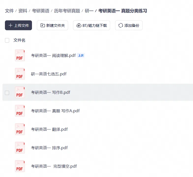 考研英语真题分类练习免费领-第1张图片-四季读书网