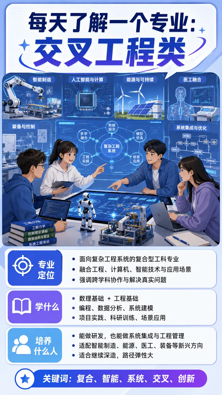 高考志愿科普系列之专业介绍 16| 交叉工程类-第3张图片-四季读书网