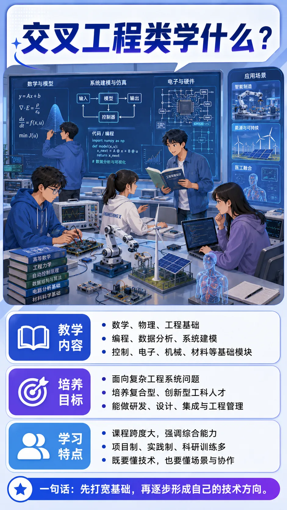 高考志愿科普系列之专业介绍 16| 交叉工程类-第4张图片-四季读书网