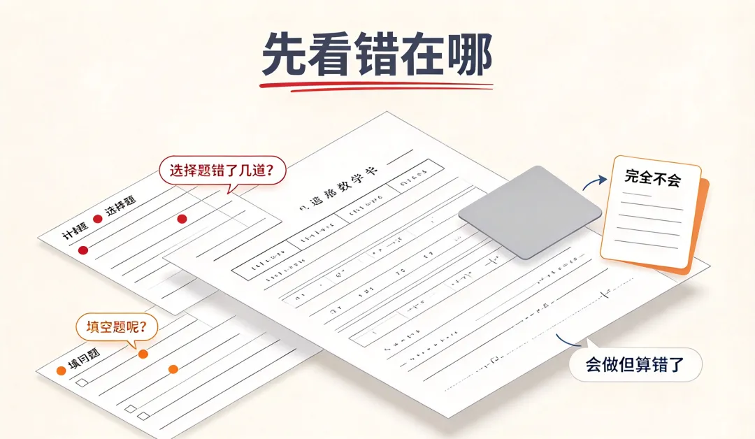 试卷发下来第一件事不是看分数,是做这3步-第5张图片-四季读书网