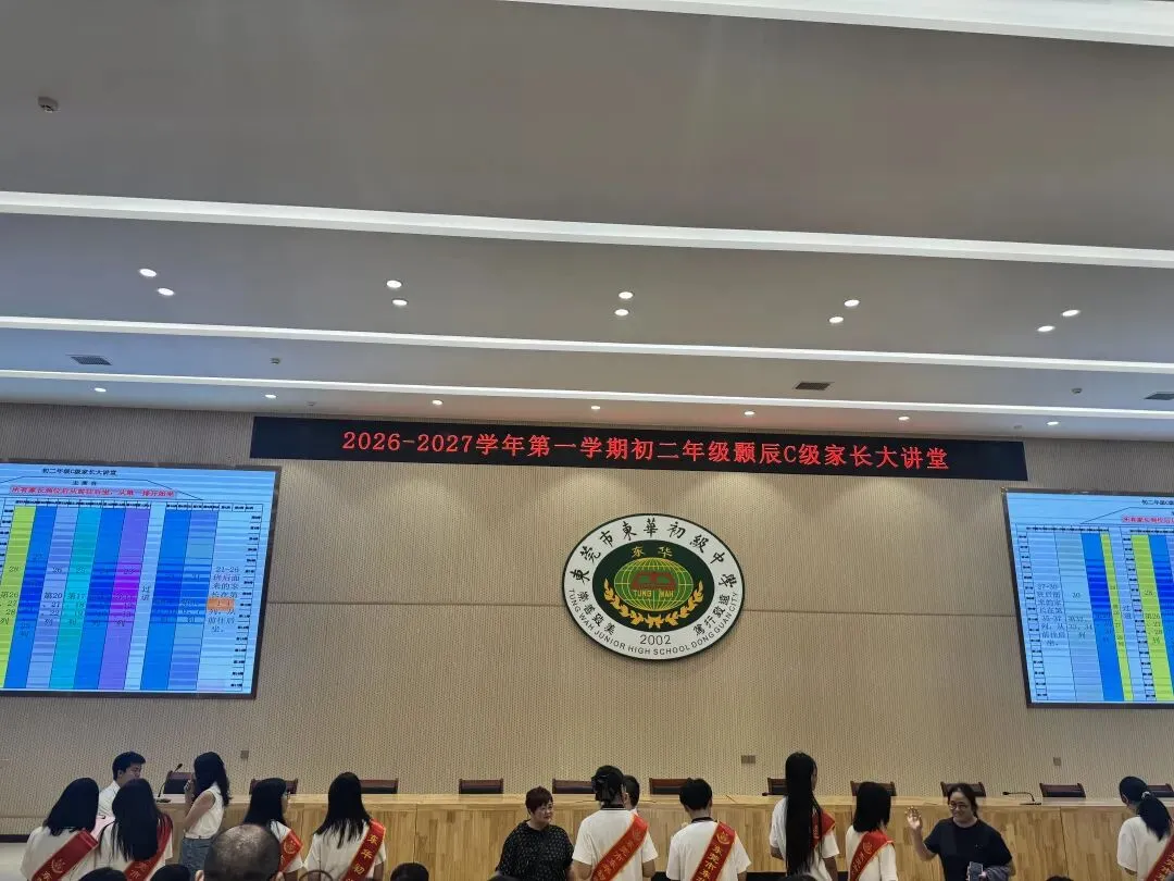 初二这道坎,我们陪孩子一起跨——记东华初级中学2026-2027学年第一学期年级颢辰C级家长大讲堂-第3张图片-四季读书网 初二这道坎,我们陪孩子一起跨——记东华初级中学2026-2027学年第一学期年级颢辰C级家长大讲堂-第3张图片-四季读书网