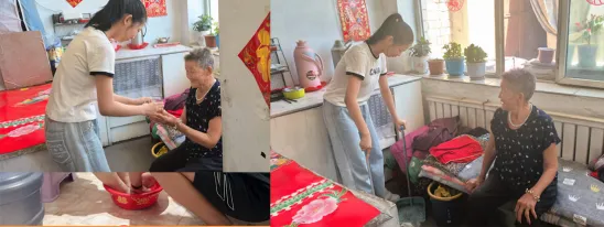 【向阳逐光・实践育人】|初二4班:温情敬老度暑假 知行向善共成长-第6张图片-四季读书网 【向阳逐光・实践育人】|初二4班:温情敬老度暑假 知行向善共成长-第6张图片-四季读书网