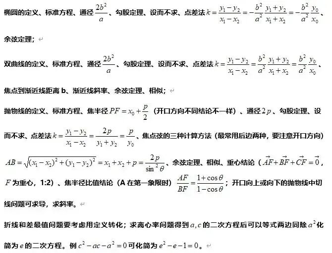 高考数学最后冲刺指导(14个专题)-第19张图片-四季读书网 高考数学最后冲刺指导(14个专题)-第19张图片-四季读书网