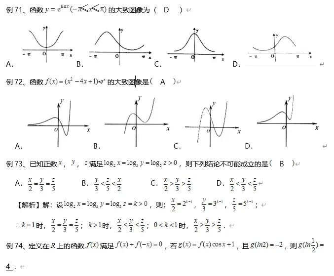 高考数学最后冲刺指导(14个专题)-第24张图片-四季读书网 高考数学最后冲刺指导(14个专题)-第24张图片-四季读书网