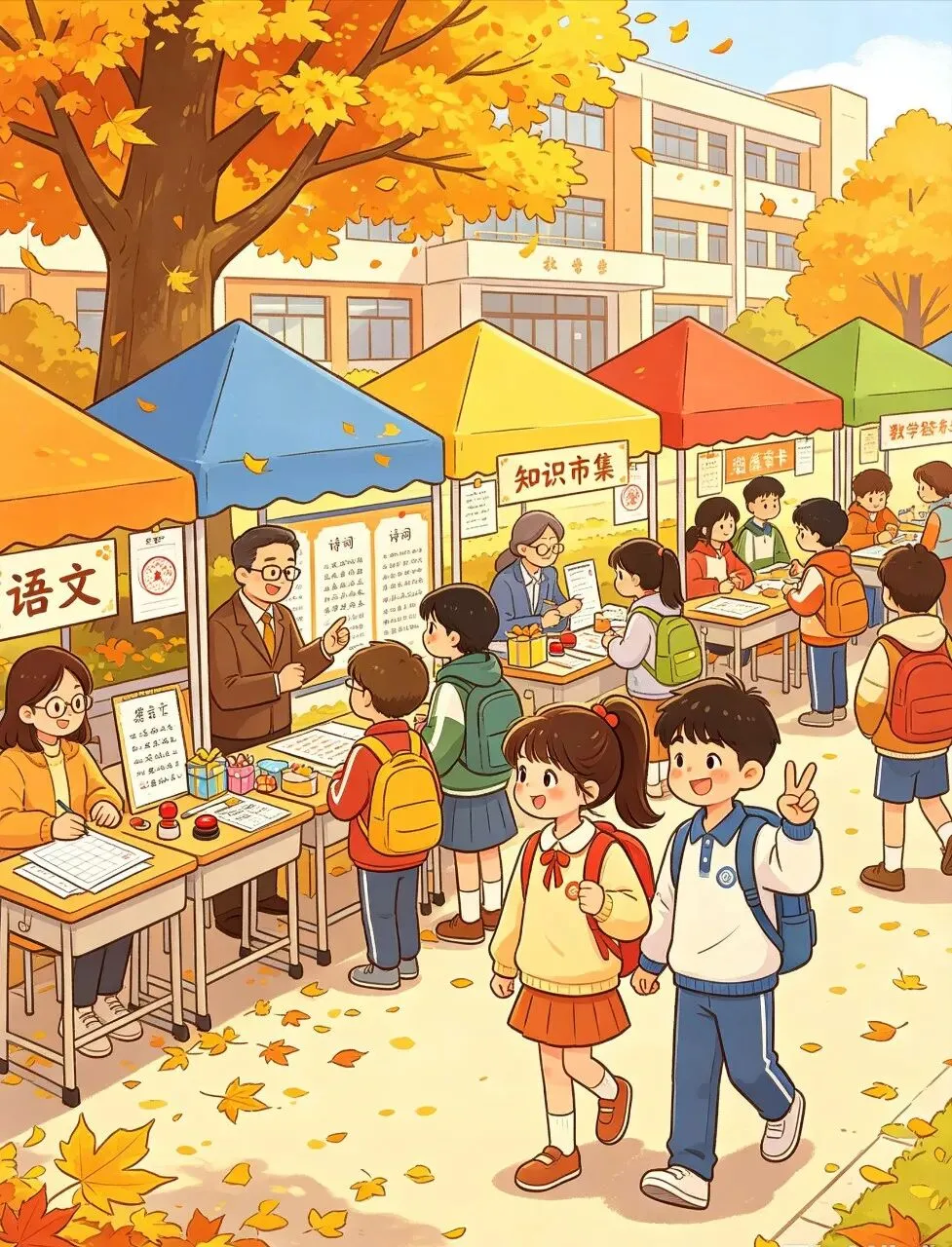 初一第十七天:秋分日校园市集,闲书里藏着惊喜-第1张图片-四季读书网