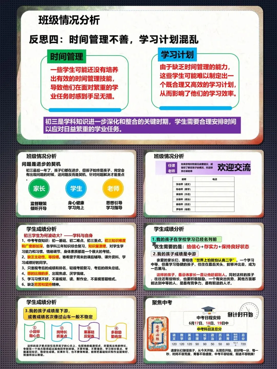 初三开学家长会,家长最想听的真心话家长那边的难听话,这个课件替你说-第4张图片-四季读书网