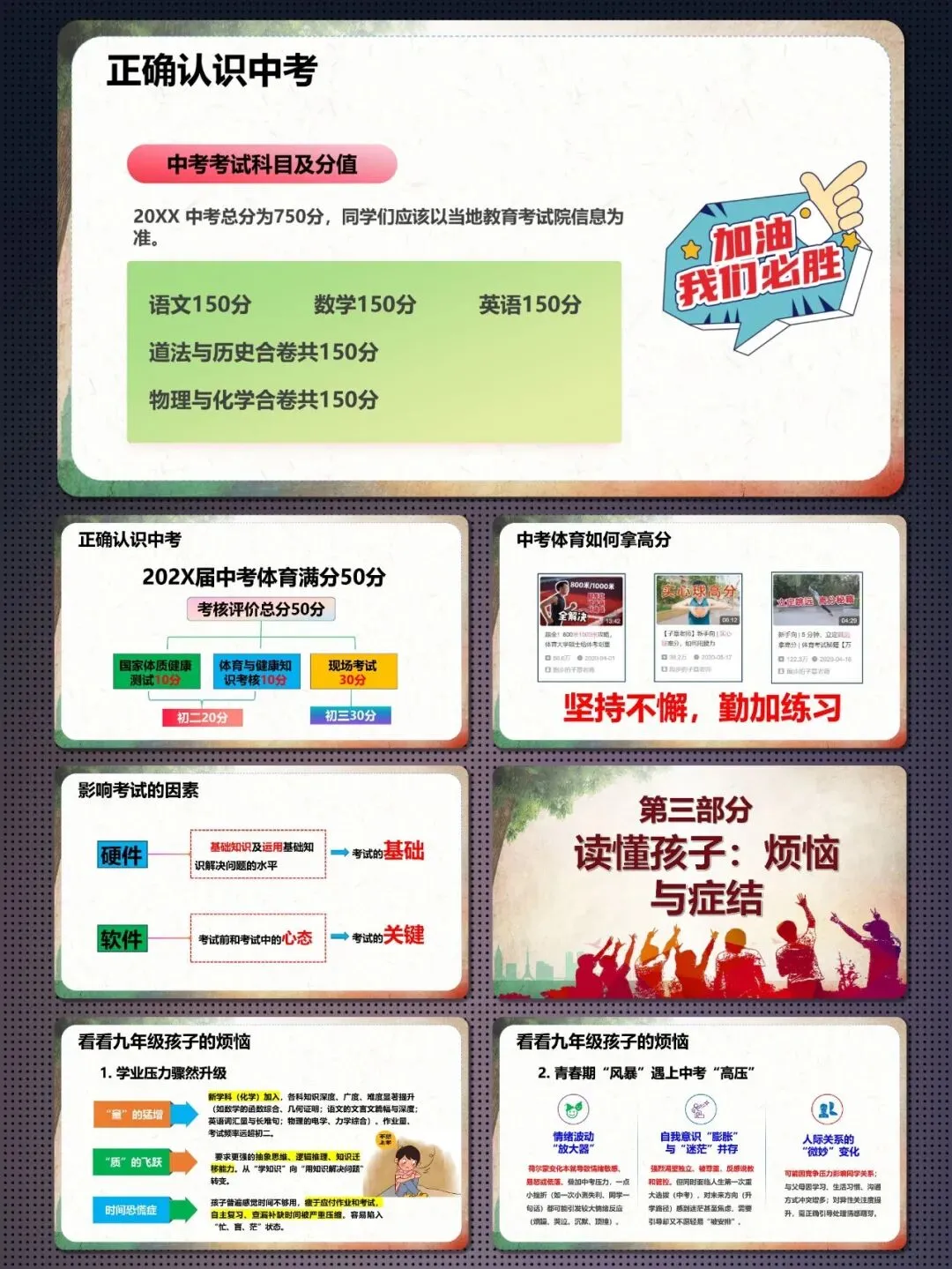 初三开学家长会,家长最想听的真心话家长那边的难听话,这个课件替你说-第5张图片-四季读书网