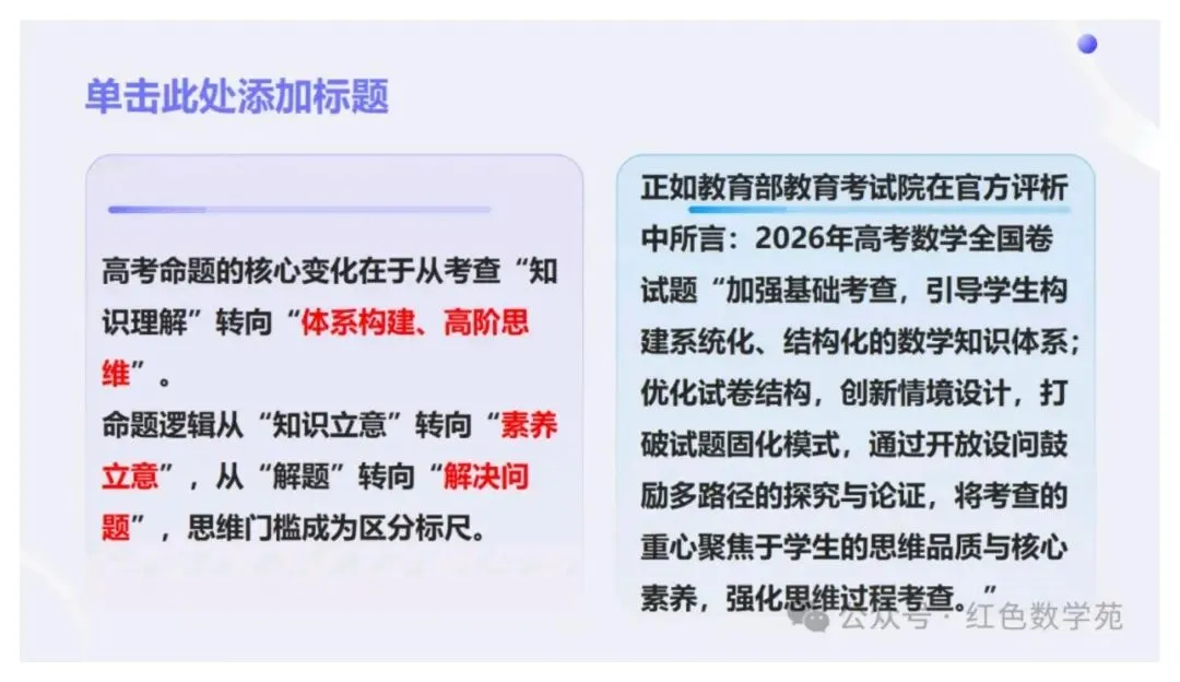 备考讲座:2027届高考数学全程备考教学实战-第7张图片-四季读书网
