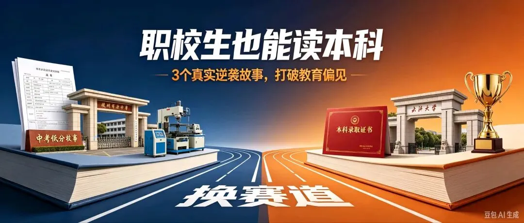 中考300多分也能读本科?深耕职教22年,这3个逆袭案例刷新很多家长认知-第1张图片-四季读书网 中考300多分也能读本科?深耕职教22年,这3个逆袭案例刷新很多家长认知-第1张图片-四季读书网