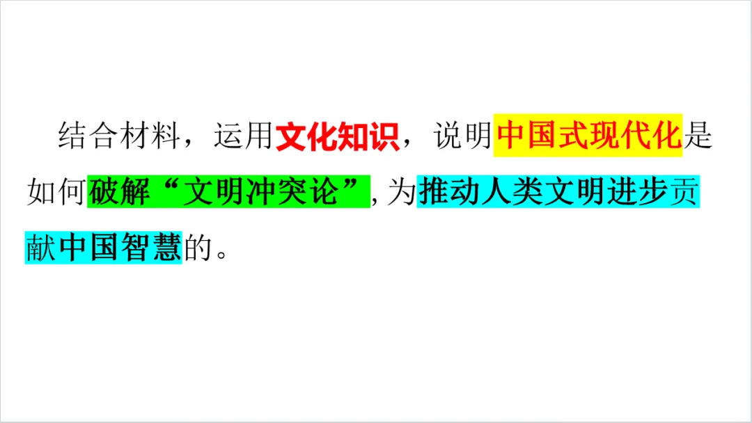 2023年湖南高考政治20(1)解析-第2张图片-四季读书网