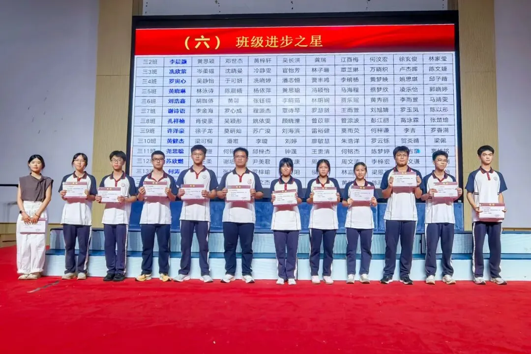 以榜样为镜,向高考亮剑 | 中山市东升高级中学2024级高三9月表彰会侧记-第3张图片-四季读书网 以榜样为镜,向高考亮剑 | 中山市东升高级中学2024级高三9月表彰会侧记-第3张图片-四季读书网
