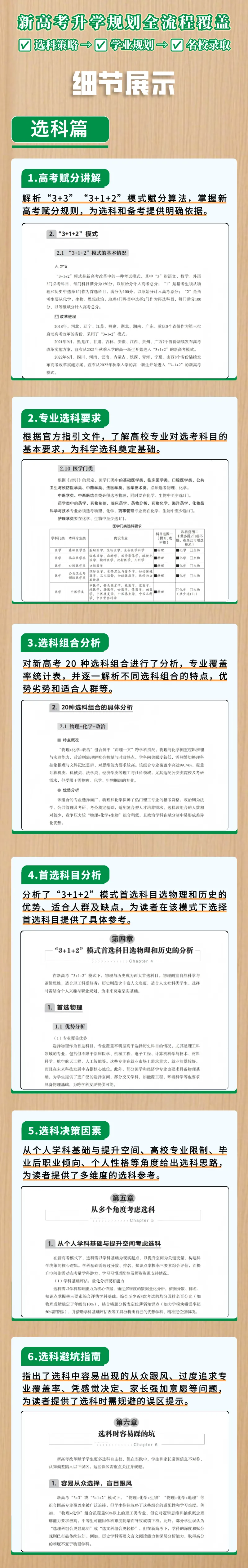 高一必备 | 选科规划、志愿填报指导、高考录取,一套书通关新!-第6张图片-四季读书网 高一必备 | 选科规划、志愿填报指导、高考录取,一套书通关新!-第6张图片-四季读书网