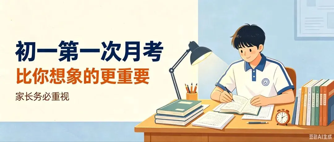 初一第一次月考,比你想象的更重要-第1张图片-四季读书网