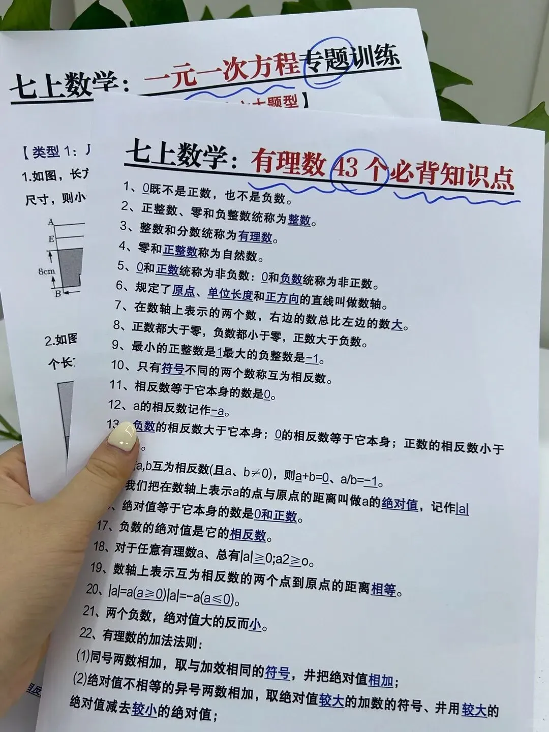 初一 2026 人教版七年级上册全科考点巩固必背梳理汇总,电子版可打印!-第9张图片-四季读书网 初一 2026 人教版七年级上册全科考点巩固必背梳理汇总,电子版可打印!-第9张图片-四季读书网