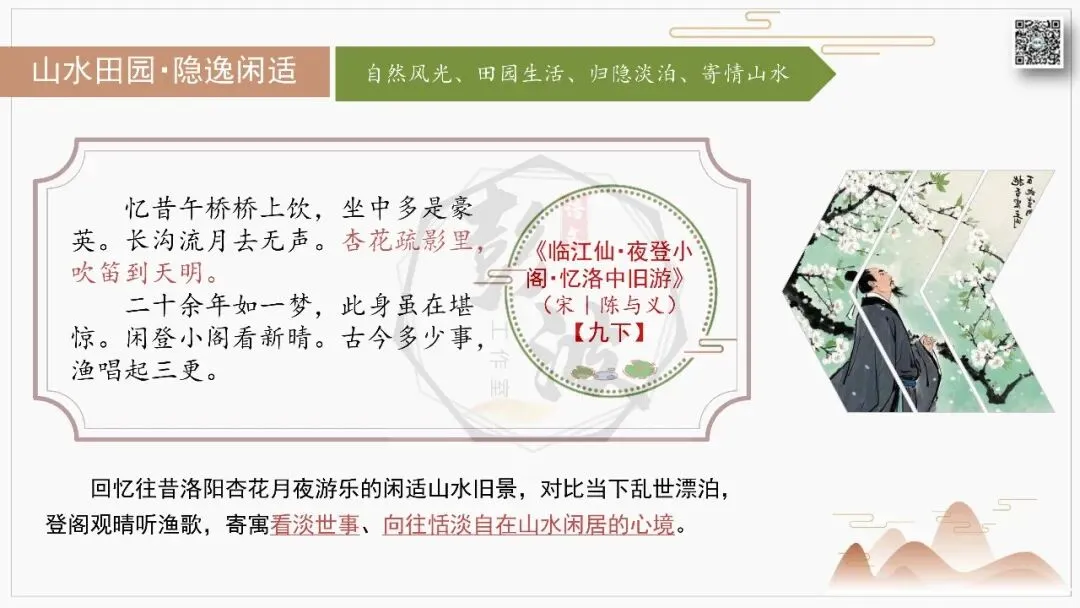 【中考古诗词复习-课件】03-情感分类-3山水田园・隐逸闲适+对比阅读(3元)-第16张图片-四季读书网 【中考古诗词复习-课件】03-情感分类-3山水田园・隐逸闲适+对比阅读(3元)-第16张图片-四季读书网