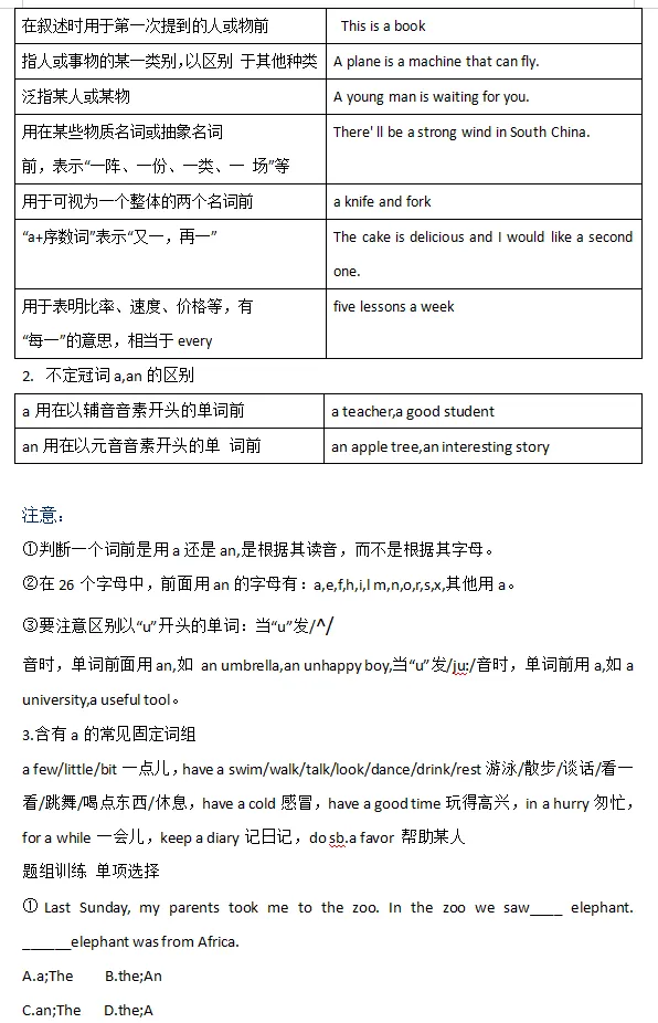 中考英语语法知识清单-第36张图片-四季读书网 中考英语语法知识清单-第36张图片-四季读书网