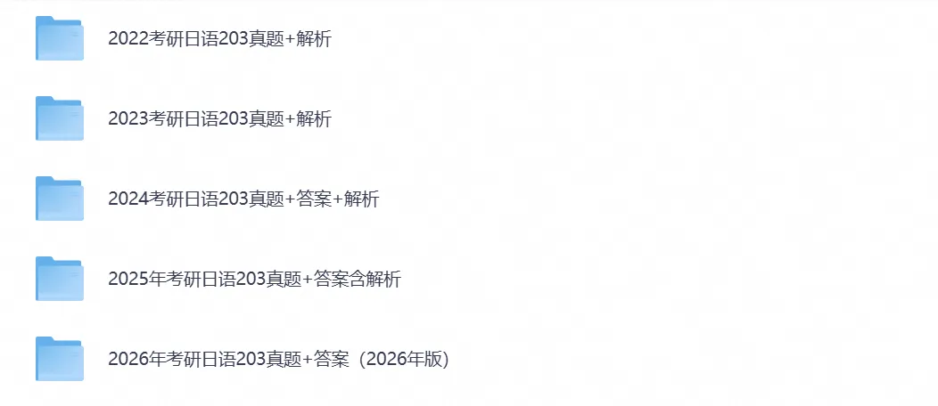 【27考研必备】2026年考研日语203真题试卷及答案含历年真题及答案-第6张图片-四季读书网