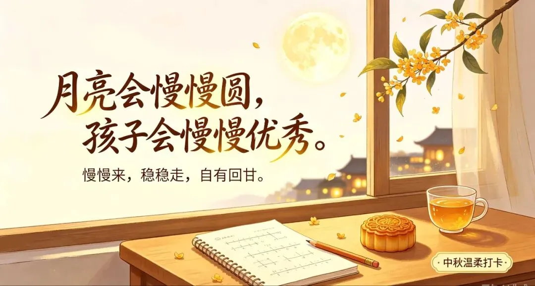 中秋月圆:陪娃刷题的普通日子,藏着初二孩子最稳的底气-第4张图片-四季读书网