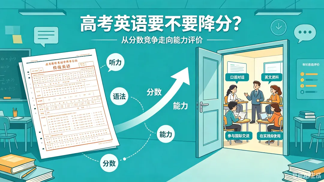 高考英语要不要降分?——争论不止,改革的答案从来不止于分值-第1张图片-四季读书网