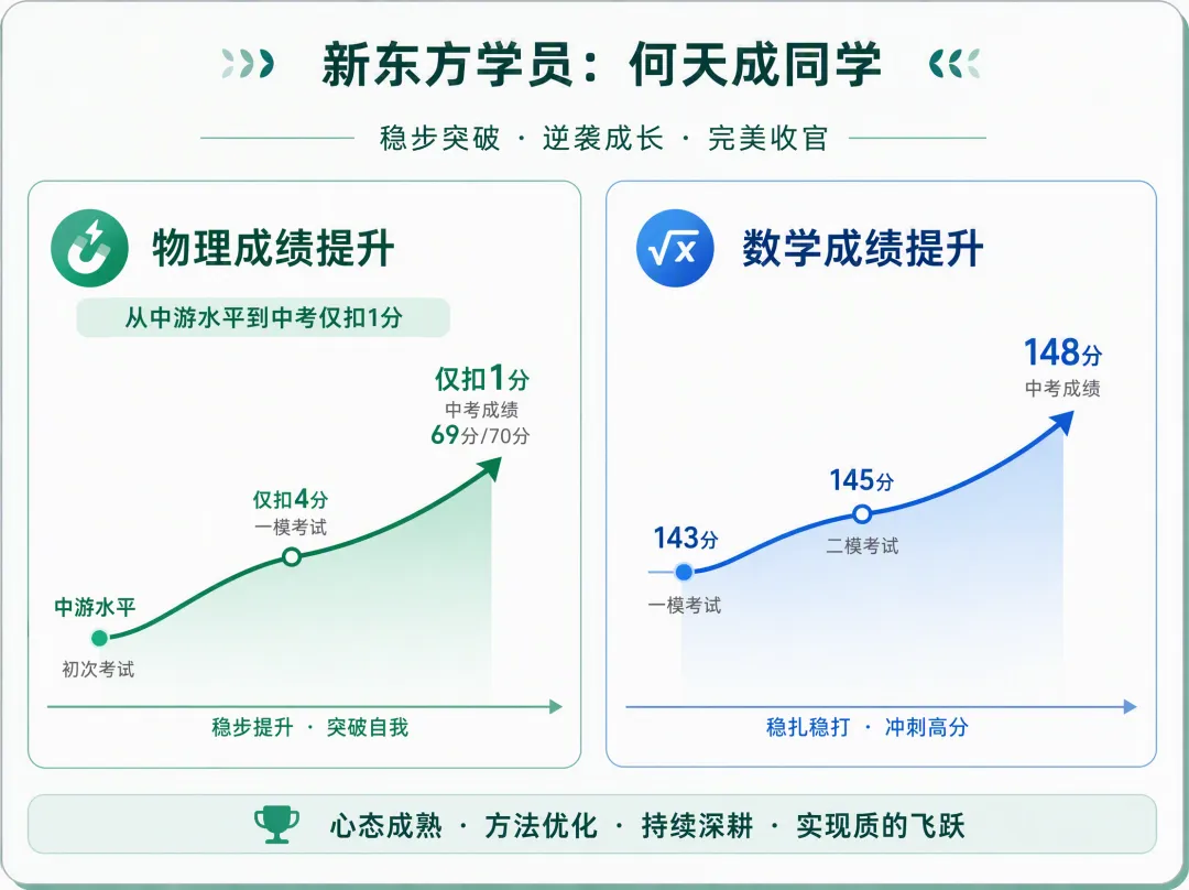 从自律蓄力到名校突围,新东方学员何天成中考720.5分圆梦交大附中-第10张图片-四季读书网 从自律蓄力到名校突围,新东方学员何天成中考720.5分圆梦交大附中-第10张图片-四季读书网