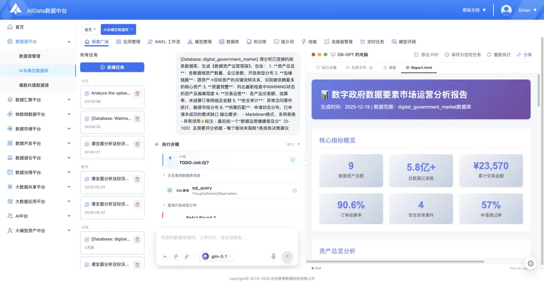 客户真题讲解|趁手好用,AllData搭建数据洞察平台,集成开源项目Chat2DB/DB-GPT/Gonavi,建设数据源平台/AI多模态数据库/模数共建数据源-第14张图片-四季读书网 客户真题讲解|趁手好用,AllData搭建数据洞察平台,集成开源项目Chat2DB/DB-GPT/Gonavi,建设数据源平台/AI多模态数据库/模数共建数据源-第14张图片-四季读书网