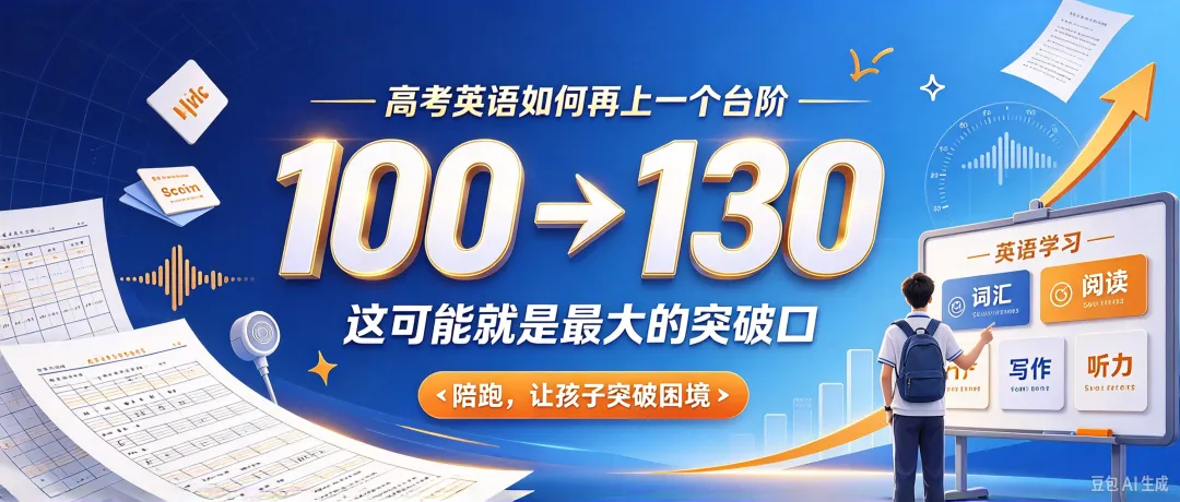 高考英语100分想冲到130?这可能就是最大的突破口-第2张图片-四季读书网