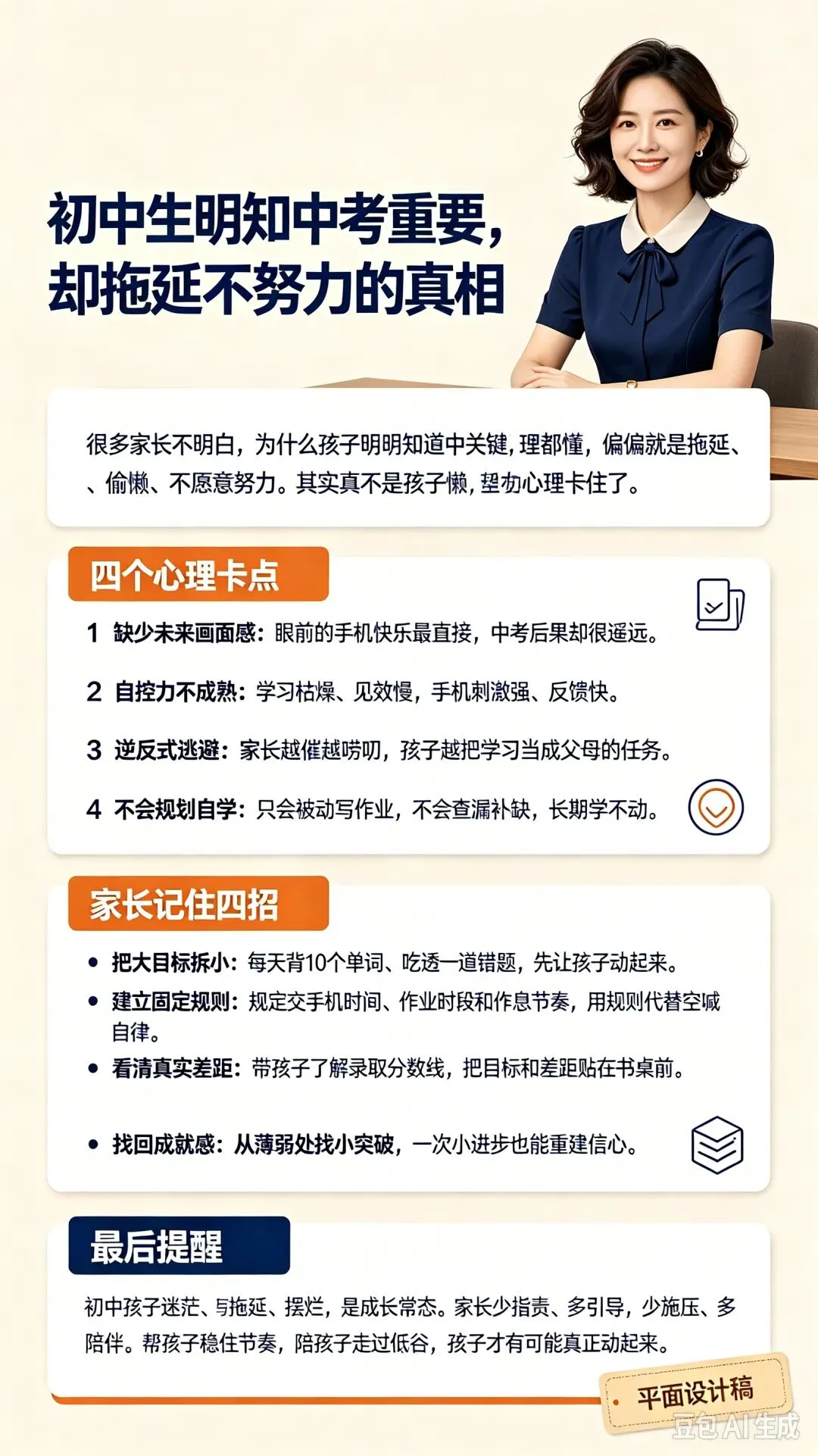 初中生明知中考重要,却依然拖延摆烂的真实心理-第1张图片-四季读书网