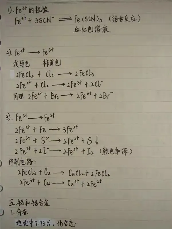 高考化学丨手写复习笔记,建议收藏!-第66张图片-四季读书网 高考化学丨手写复习笔记,建议收藏!-第66张图片-四季读书网