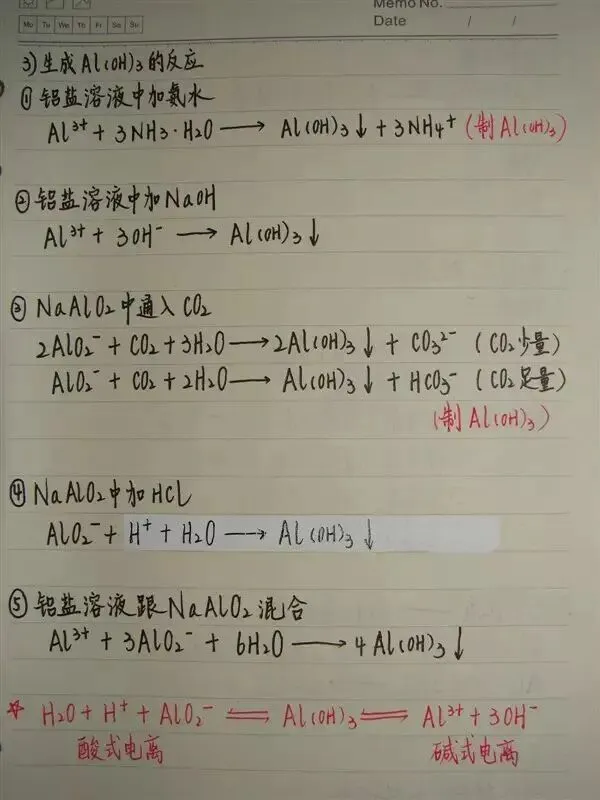 高考化学丨手写复习笔记,建议收藏!-第70张图片-四季读书网 高考化学丨手写复习笔记,建议收藏!-第70张图片-四季读书网