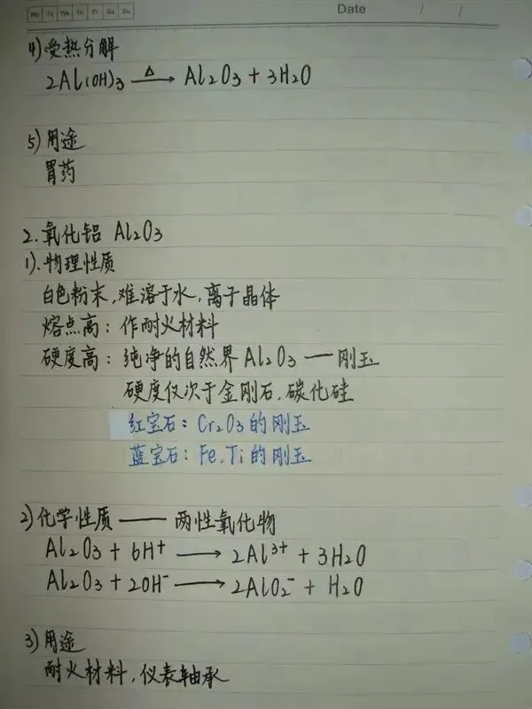 高考化学丨手写复习笔记,建议收藏!-第71张图片-四季读书网 高考化学丨手写复习笔记,建议收藏!-第71张图片-四季读书网