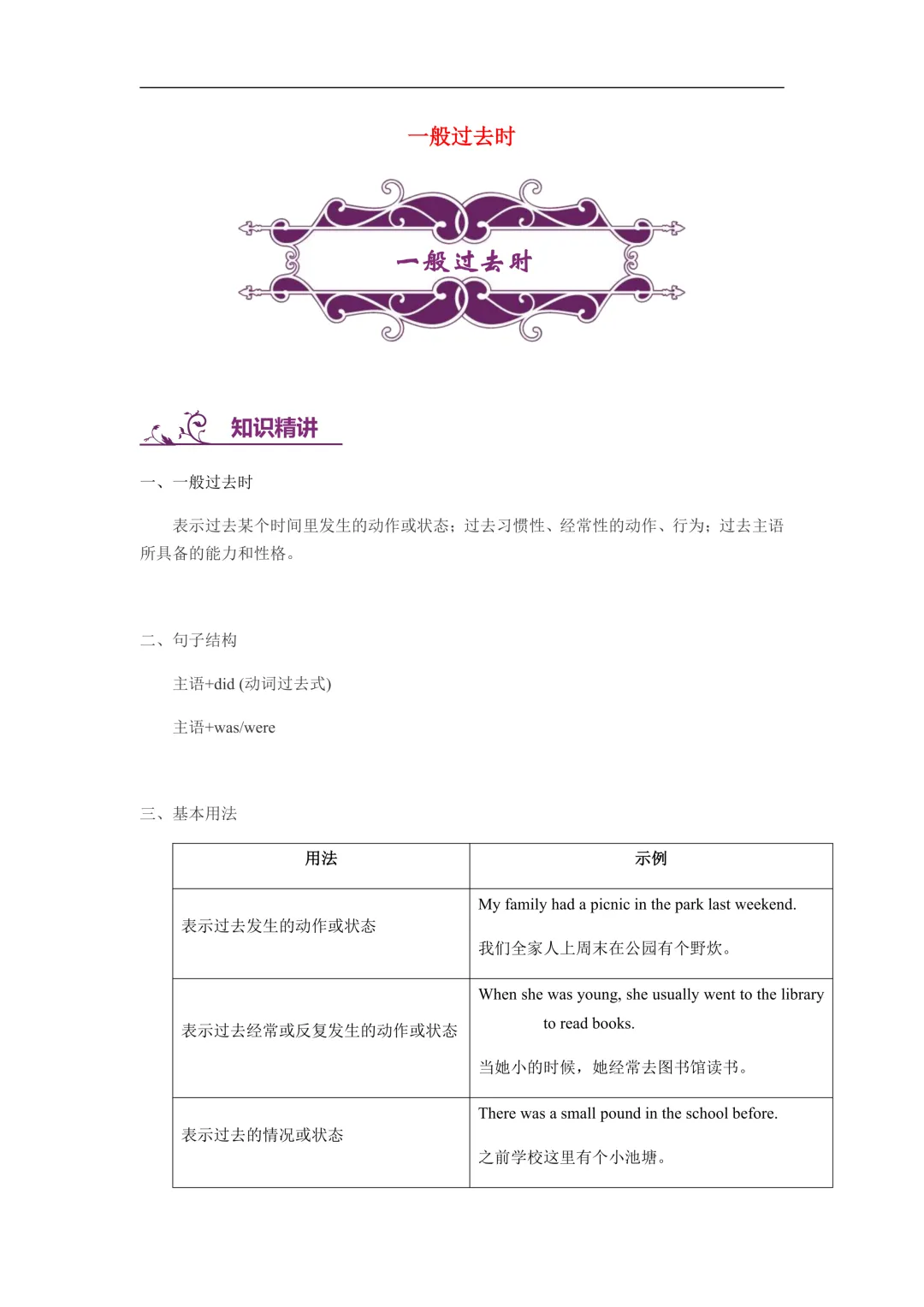 中考英语语法26大专题训练(含解析)-第1张图片-四季读书网