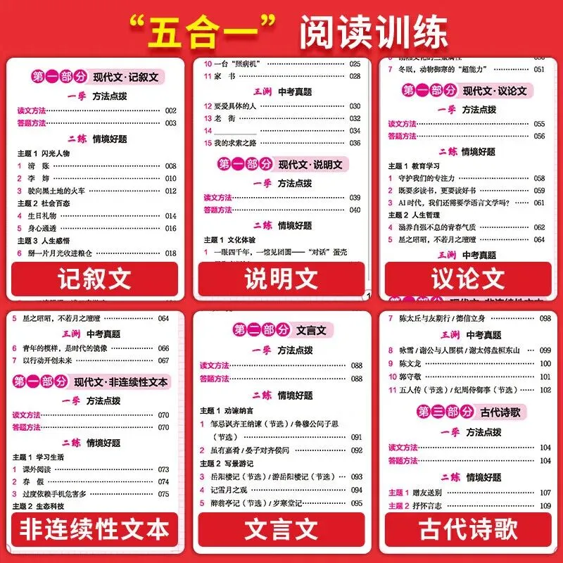 中考英语湖南专版 九年级完形填空阅读理解 专项训练提分必备-第7张图片-四季读书网