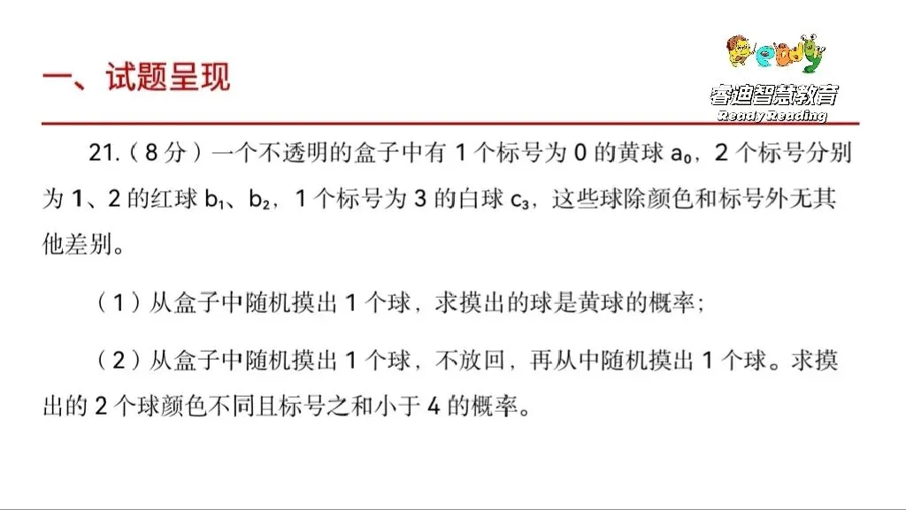 【福建中考数学解题研究】古典概型不放回摸球,双重条件概率怎么解?-第6张图片-四季读书网