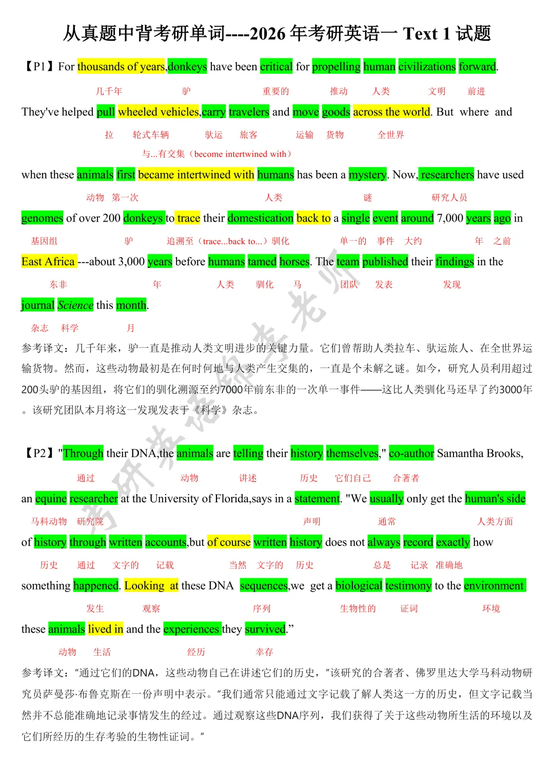 真题背词|2026英二Text1:拒绝无效刷词!从真题语境吃透考研核心词-第2张图片-四季读书网