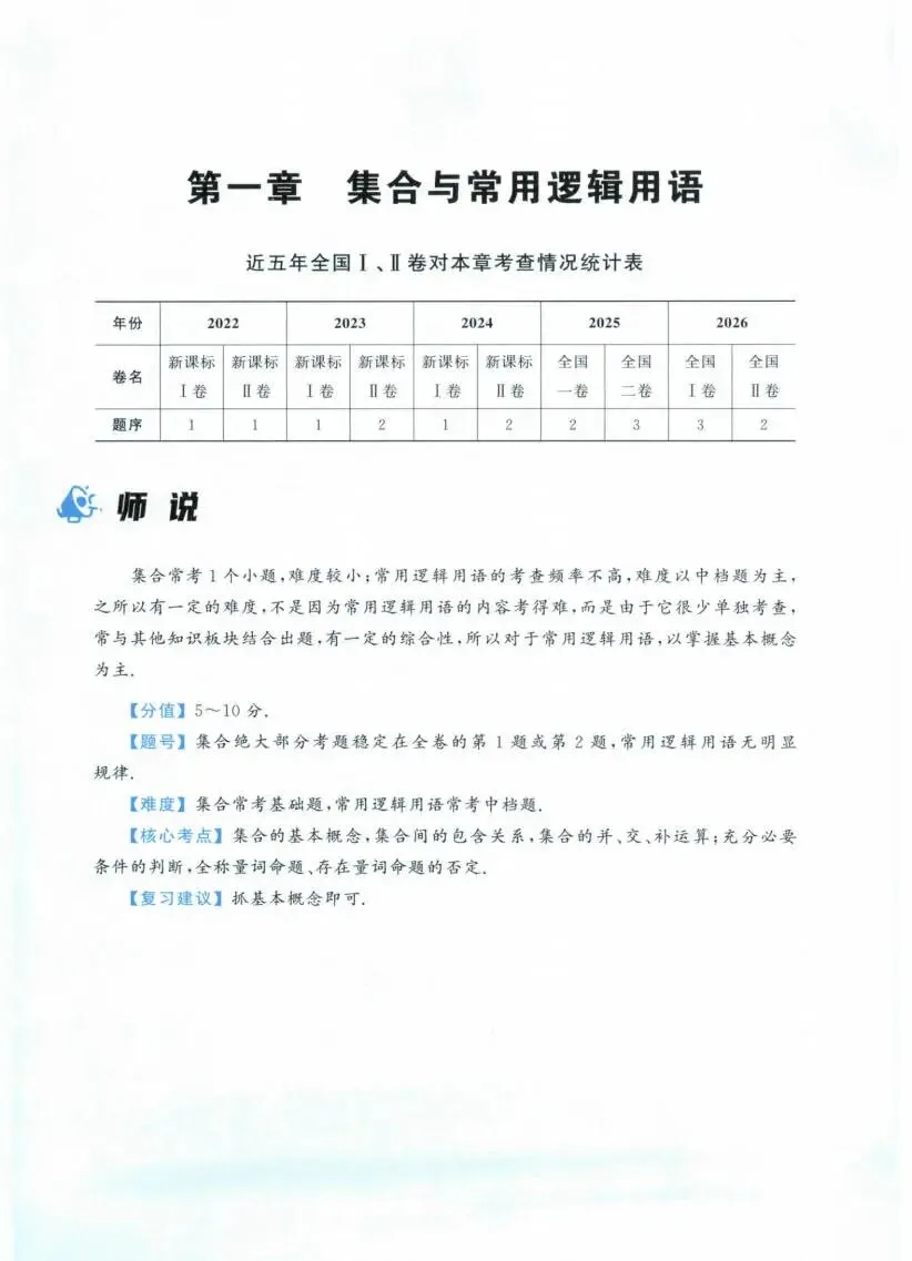 高考数学:真题分类 狂刷2000题(2027)-第4张图片-四季读书网