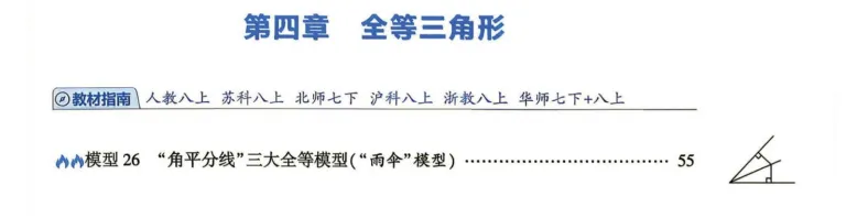 中考几何辅助线—全等三角形辅助线 14 个 专题-第1张图片-四季读书网