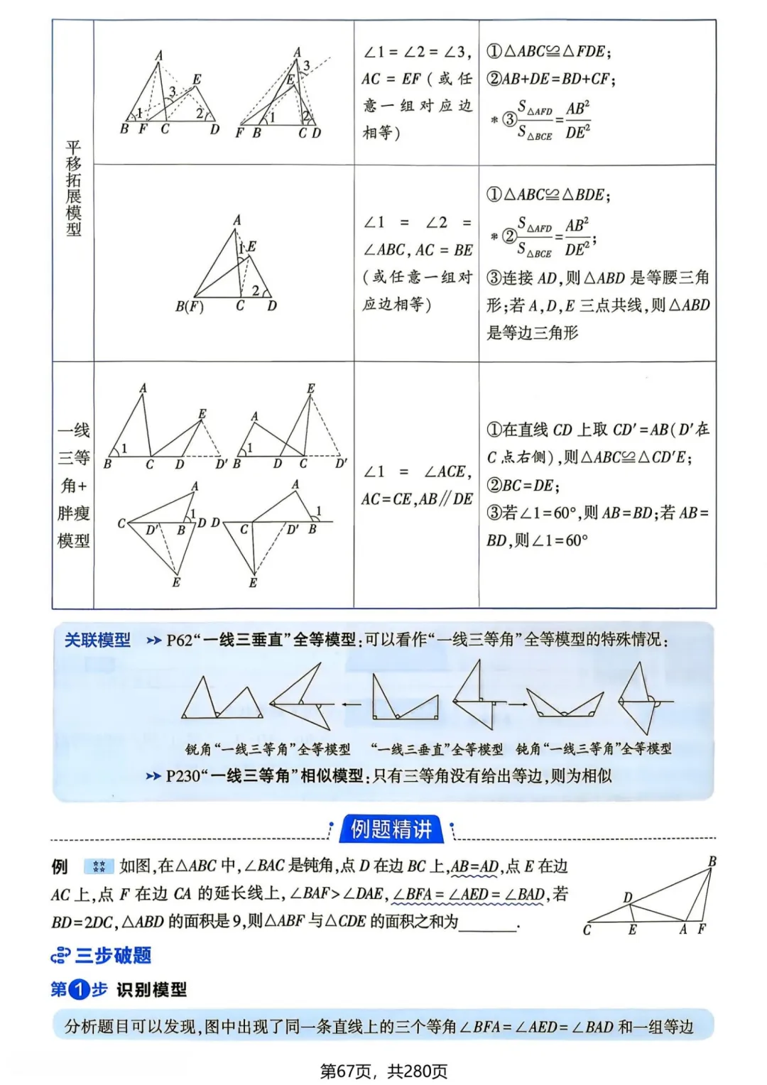 中考几何辅助线—全等三角形辅助线 14 个 专题-第16张图片-四季读书网