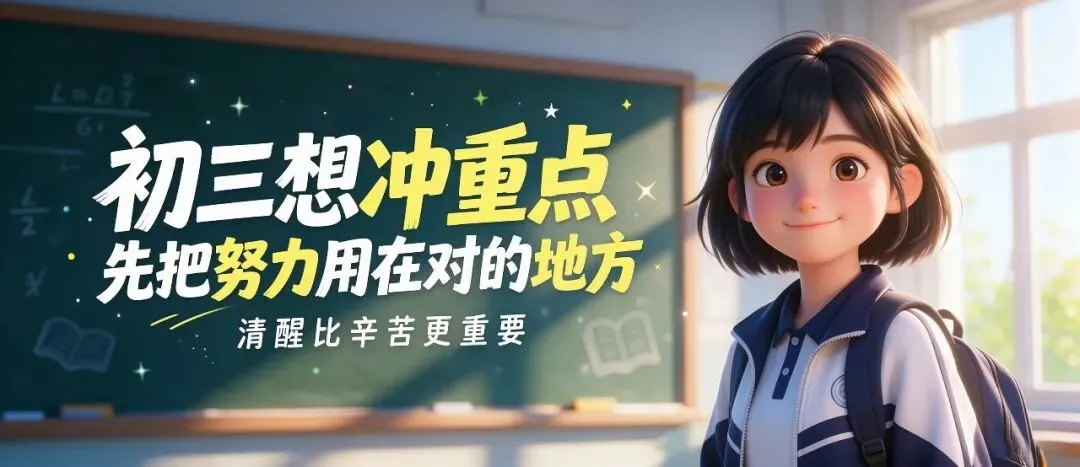 初三冲重高的底层逻辑:努力不在时长,而在方向.(家长必收藏)-第1张图片-四季读书网 初三冲重高的底层逻辑:努力不在时长,而在方向.(家长必收藏)-第1张图片-四季读书网