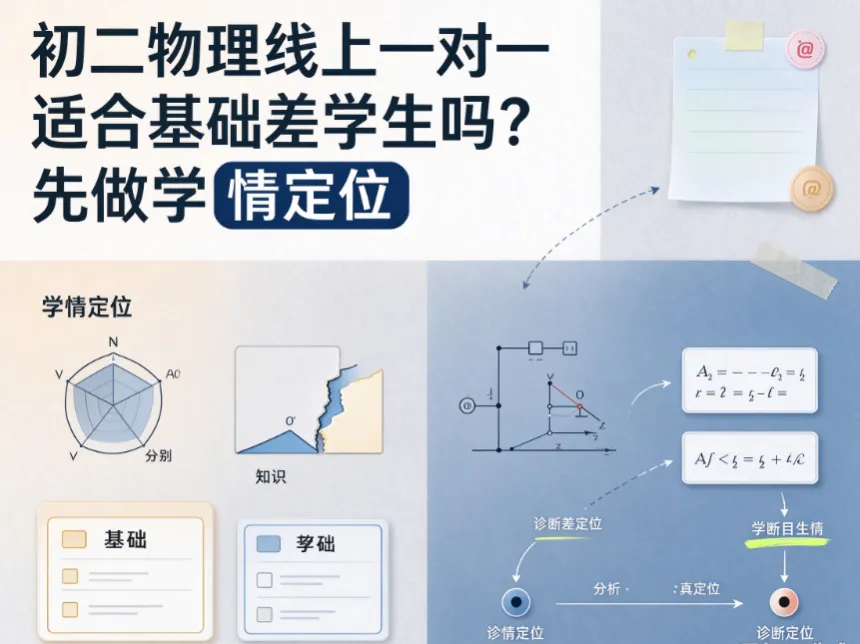 初二物理线上一对一适合基础差学生吗?轻学知学情定位匹配分层教学-第1张图片-四季读书网 初二物理线上一对一适合基础差学生吗?轻学知学情定位匹配分层教学-第1张图片-四季读书网